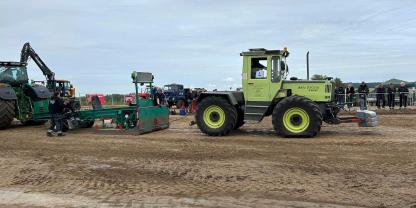 MB Trac beim Traktorpulling